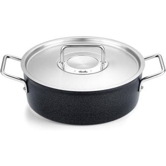  일본 휘슬러 프라이팬 Fissler 15612424000 Double Handed Pot 9.4 inches 24 cm 스테인리스 스