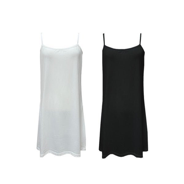 슬립 화이트 블랙  SLIP WHITE BLACK