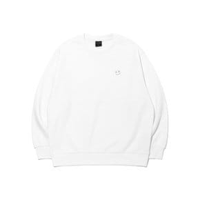 스마일 페이스 맨투맨 OFF WHITE (LO9TU963-001)