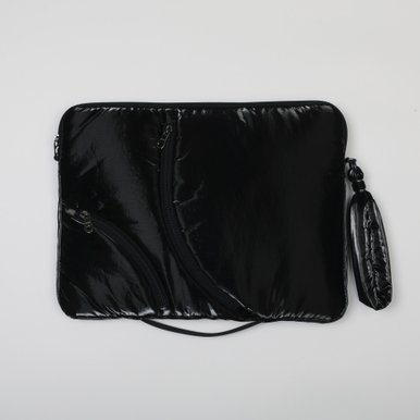 Lake 13 Laptop Clutch_Triple Black