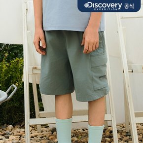 키즈 프레시벤트 경량 우븐 포켓 포인트 트레이닝 반바지 (KHAKI) _