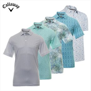 [CALLAWAY] 남성 반팔 티셔츠 / 캘러웨이 골프웨어 프린트폴로