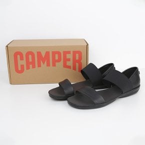 CAMPER 라이트 니나 여성 플랫 스트랩 슬리퍼 샌들 Right Nina 21735-086