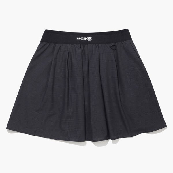 [여주점] [ENJOY] 여성 레터링 포인트 져지 스커트 GQ122LSK34 BLCK