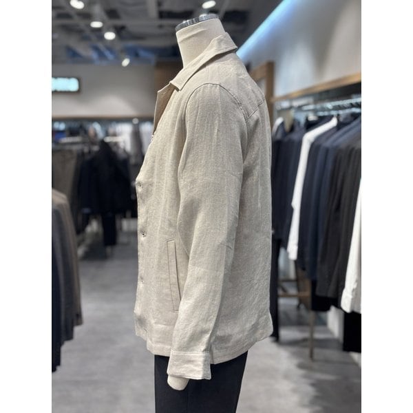 [파주점] 남성 25 S/S 베이지 린넨 셔켓 RRAMBC05A