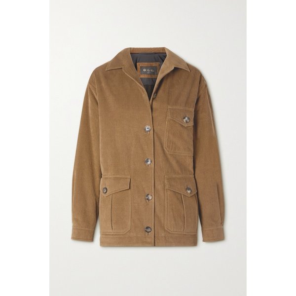 Padded Cotton-corduroy Jacket 브라운