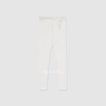 슈슈앤크라 라이렌 골지 레깅스 ㅡ 바닐라화이트