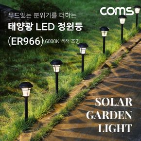 태양광 LED 정원등 조명 6000K 백색 X ( 2매입 )