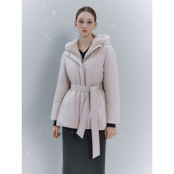 Lumie fur cashmere padded jacket