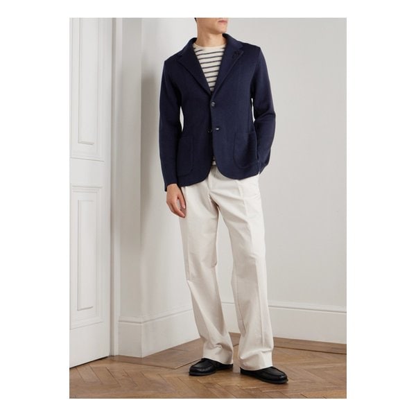 라르디니 니트 버진 울 블레이저 블루 46376663162851811