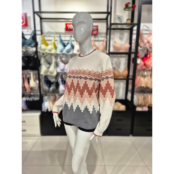 [시흥점] S 비너스) 포그니 노르딕 자카드 스웨터 상의 VEV3876F-BD