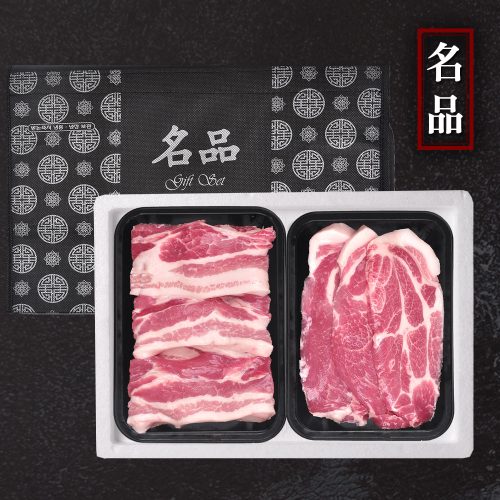 [바로배송] 한돈 선물세트 총800g (삼겹400g + 목살400g)