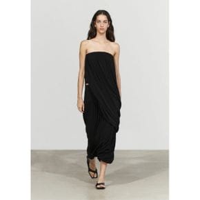 Massimo Dutti 마시모 두띠 플루이드 밴도 탑 - 검정색 8069973