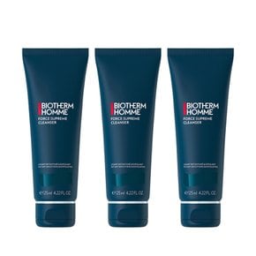 BIOTHERM 비오템 포스 슈프림 안티에이징 클렌저 125ML 3팩