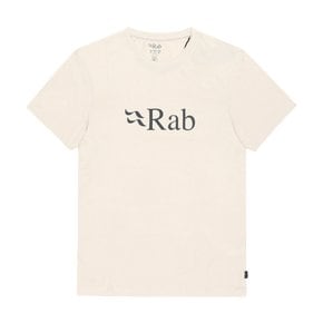 랩 QCB-08 ECRU 남성 반팔티