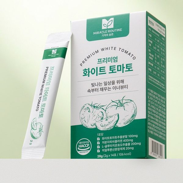 미라클루틴 프리미엄 화이트 토마토 14포