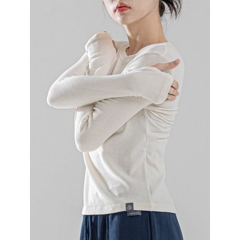 모어아웃 [3TT4370]골지 웜 롱 슬리브