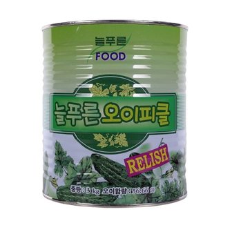  새콤하고 상큼한 늘푸른 랠리쉬 오이피클 3kg (WB1854E)