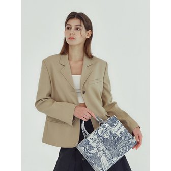 빌리언템 TOTE BAG M_WHITE NAVY