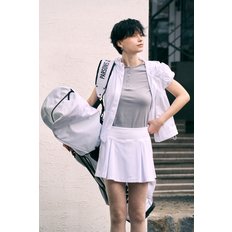 저지 스커트 팬츠-WHITE