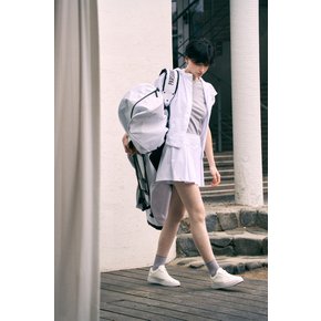저지 스커트 팬츠-WHITE