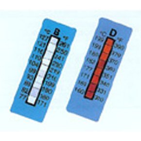 온도라벨 D형 타입/영국/온도테이프/161~204℃