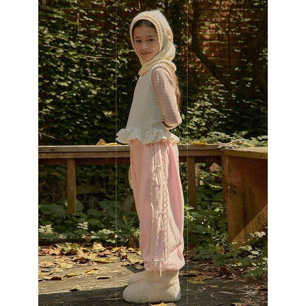 롱 리본 레이스 팬츠_2COLORS (S-JL)