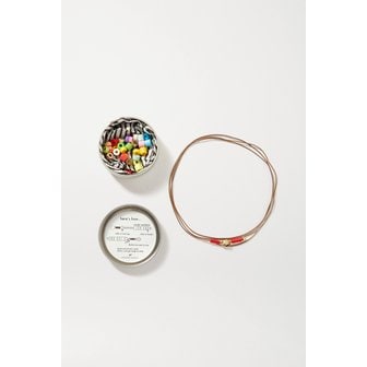 ROXANNE ASSOULIN Candy Diy Cord, Enamel And Gold-tone Necklace Kit 레드