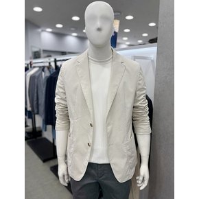 남자 봄여름 홑겹 워싱 면 혼방 코튼 아웃포켓 캐주얼 콤비 자켓 2컬러