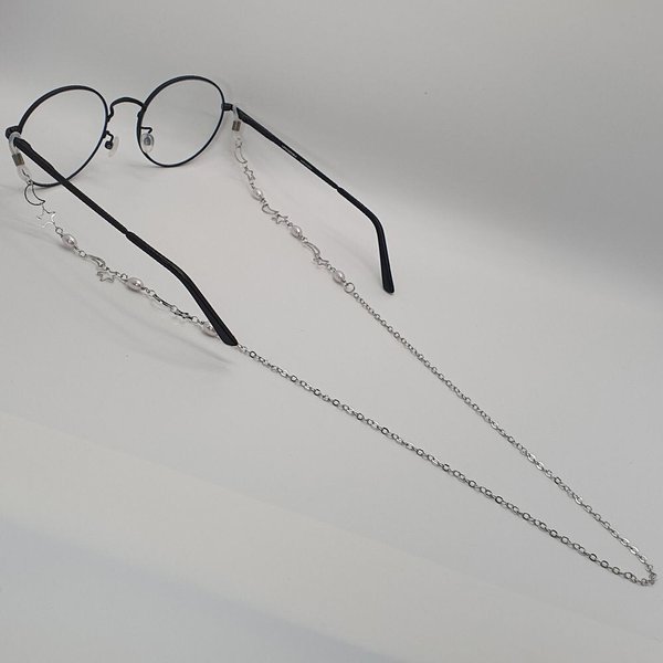 [옷자락] 남성 스타초승달 안경줄 선글라스줄 안경끈 안경걸이
