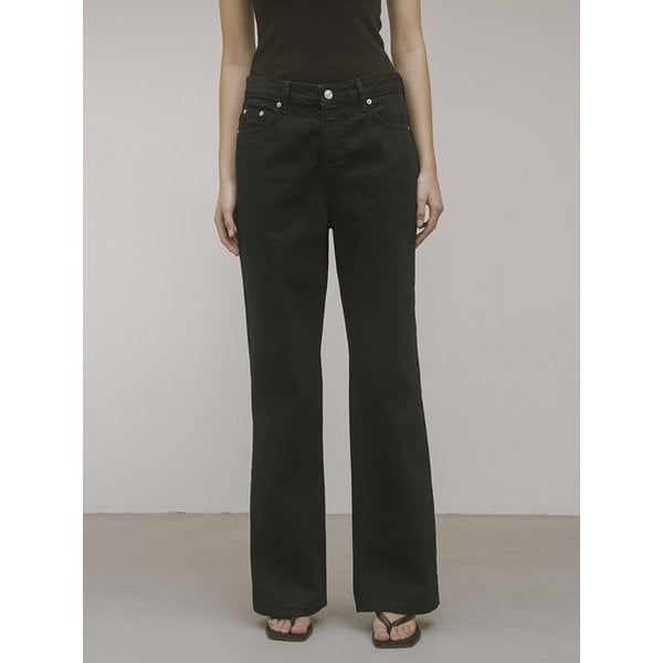 SIJN6074 에센셜 부츠컷 블랙진_Black