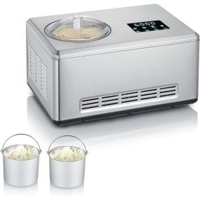 독일 세버린 와플메이커 와플기계 1853210 Severin 2-in-1 Ice Cream Maker with Yogurt Functio