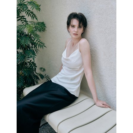 세이지 SWAY COWL NECK CAMI TOP (2 COLORS)