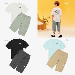 NT7UQ11 키즈 하이크 카프리 세트 KS HIKE CAPRI SET