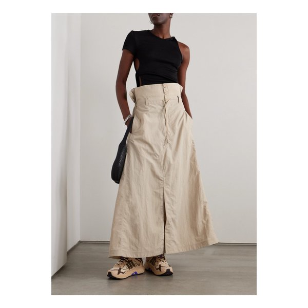 Y-3 크링클 셸 미디 스커트 브라운 1647597325299251