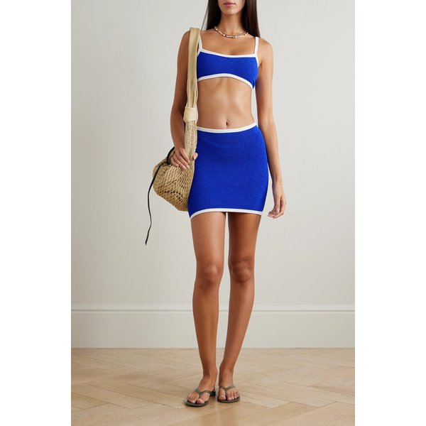 훈자 지 데빈 컨버터블 투톤 오리지널 크링클™ 스윔 스커트 46376663162941537