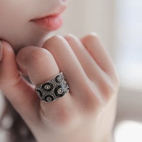 01Br0199 애나멜 디테일의 실버반지