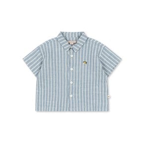 국내공식 콩제슬래드 엘리엇 숏 슬리브 셔츠 TRIO BLEU STRIPE