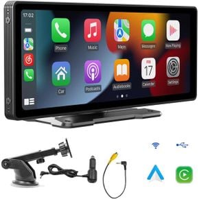 독일 카플레이 모니터 Sunweyer PoRtAble Apple CarPlay Screen 앤 Android Car Wireless Displa