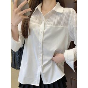 폴데트 심플 싱글 브레스트 셔츠_P405412306