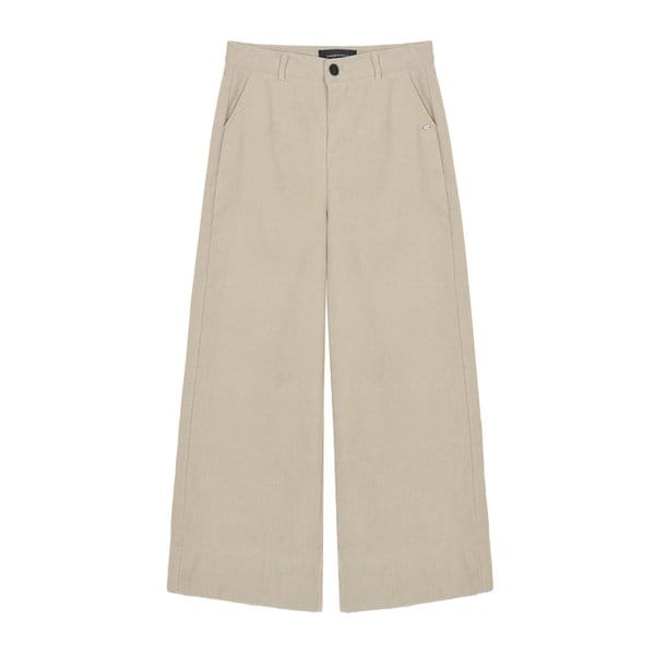 WARM TOUCH CORDUROY WIDE PANTS_CREAM
