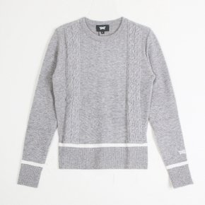 골프긴팔티 KQF PIFPW4110-12 WOMEN CABLE MIXED SWEATER