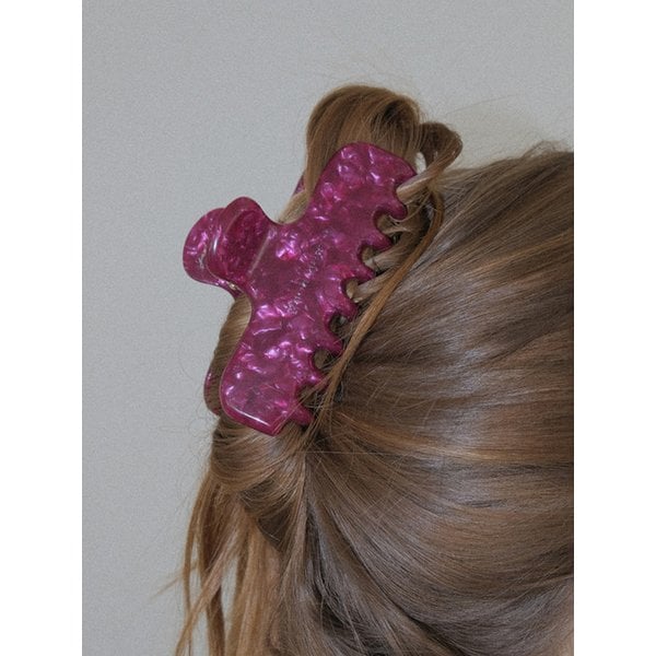 아르노 퍼플 헤어 클립