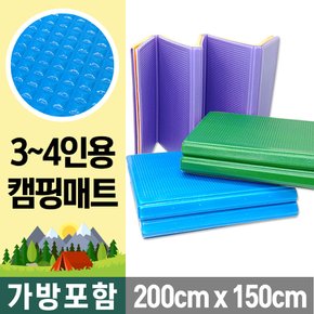 200x150 중대형 티다이 방수코팅 캠핑매트 돗자리