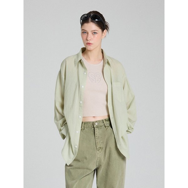 Washed tuck pocket pants_khaki