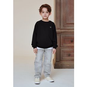 BA11PT02GY 그레이 워싱 일자 데님 팬츠