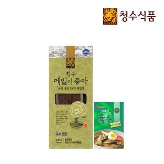 NS홈쇼핑 청수 메밀이 좋아 물냉면 280g + 육수 300g[32374196]