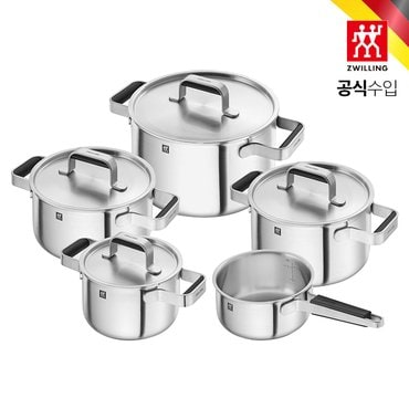 헹켈 [즈윌링] 퓨어 쿡웨어 5P 스틸 (HK1028783)