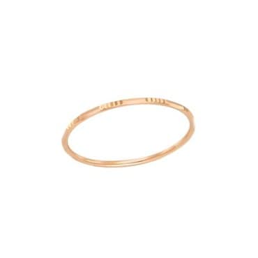 로이드 베이직 컷팅 실반지 데일리 14K Gold 미스링 LRS16076G