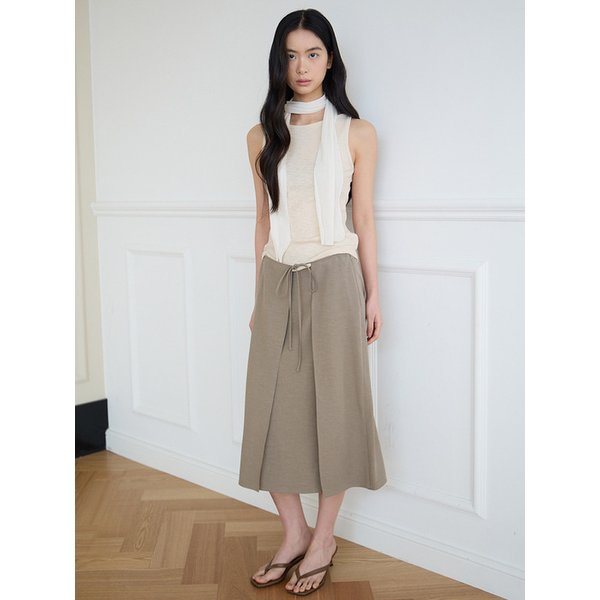 레이어드 밴딩 스커트 [2Colors]